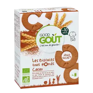 Good Goût Biscuit Tout Rond Cacao B/80g à HYÈRES