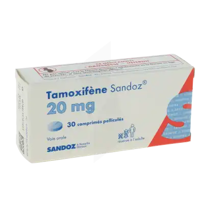 Tamoxifene Sandoz 20 Mg, Comprimé Pelliculé à Hagetmau