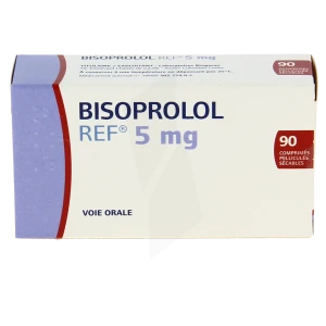 Bisoprolol Ref 5 Mg, Comprimé Pelliculé Sécable