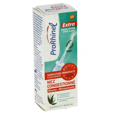 Prorhinel Extra Eucalyptus Spray Nasal Décongestionnant 20ml à Paris