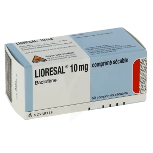 Lioresal 10 Mg, Comprimé Sécable