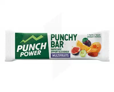Punch Power Punchy Bar Barre Multifruit 30g à LA TREMBLADE