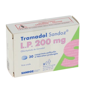 Tramadol Sandoz L.p. 200 Mg, Comprimé Pelliculé à Libération Prolongée