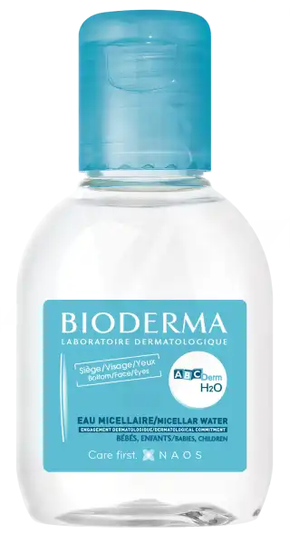 Bioderma Abcderm H2o Eau Micellaire Nettoyante Bébé Format Voyage 100ml