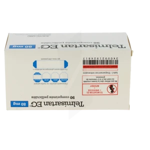 Telmisartan Eg 80 Mg, Comprimé Pelliculé
