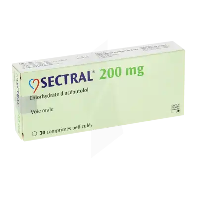 Sectral 200 Mg, Comprimé Pelliculé à SAINT-SAENS
