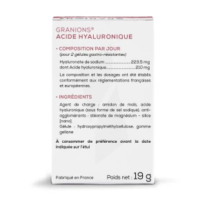 Granions Acide Hyaluronique Gélules B/60