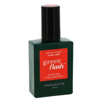 Manucurist Vernis à Ongles Coral Reef Green Flash 15ml à Saint-Maximin
