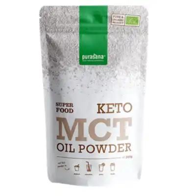 Purasana Keto Mct (triglycerides à Chaine Moyenne) Poudre 200g à Bondues