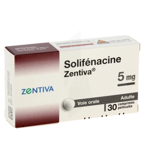 Solifenacine Zentiva 5 Mg, Comprimé Pelliculé