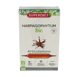 Superdiet Harpagophytum Bio Solution Buvable 20 Ampoules/15ml