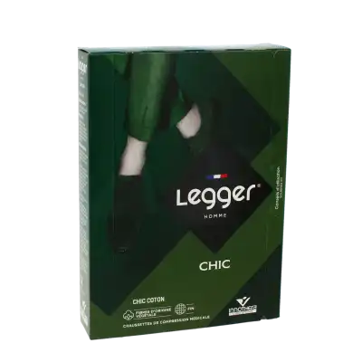 Legger Chic Coton 2 Chaussette Homme Noir T1n à Angers