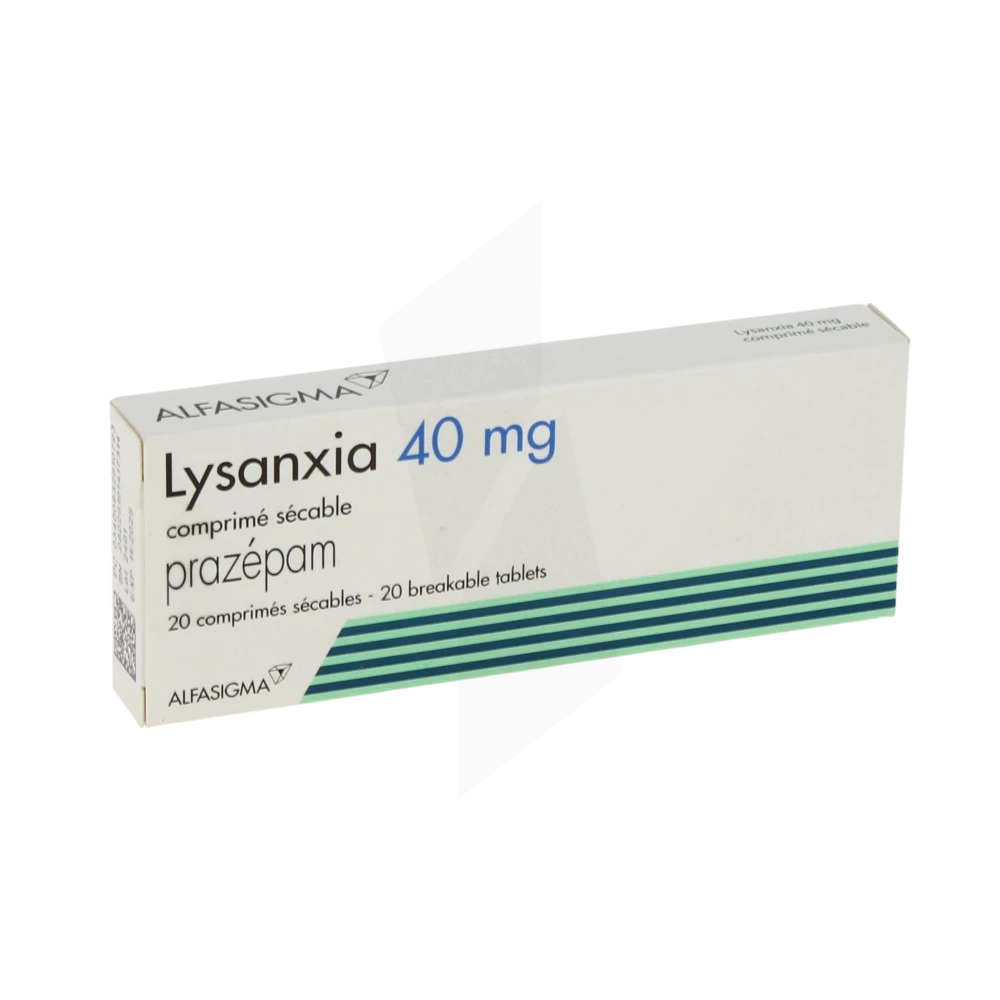 Lysanxia 40 Mg, Comprimé Sécable