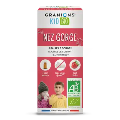 Granions Kid Bio Nez Gorge Solution Buvable Fl/125ml à IS-SUR-TILLE