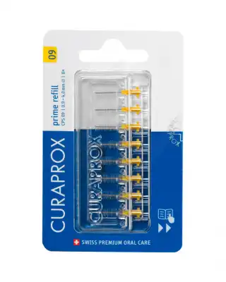 Curaden Curaprox Cps 09 Prime Brossette Inter-dentaire Jaune Boîte De 8 à Limoges