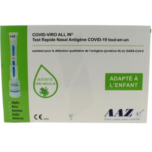 Aaz Autotest Covid-viro All In AntigÉnique Test Nasal B/10