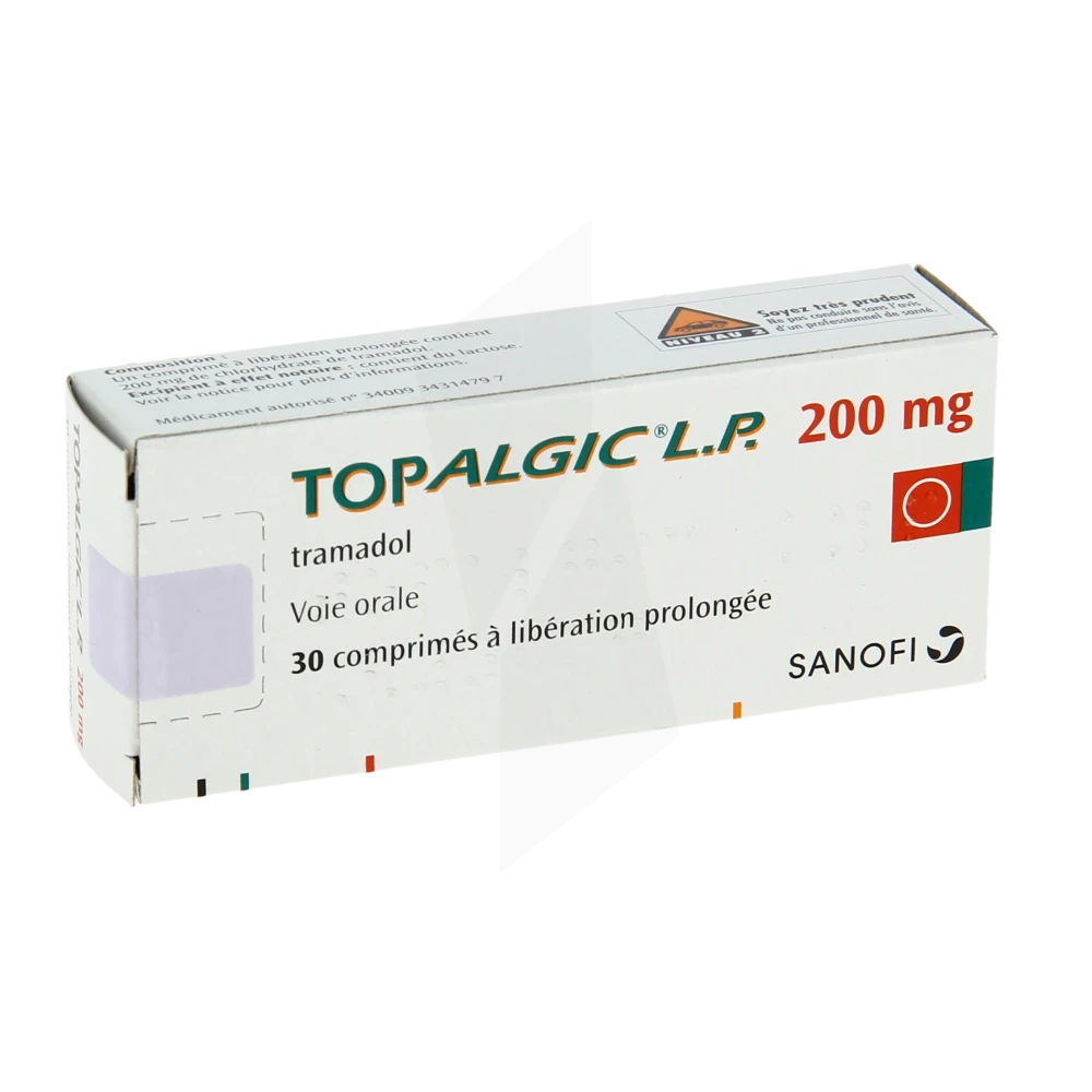 Topalgic Lp 200 Mg, Comprimé à Libération Prolongée
