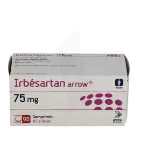Irbesartan Arrow 75 Mg, Comprimé