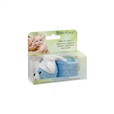 Alphanova Bébé Jouet Bobo L'ours Bleu à Drocourt