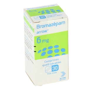 Bromazepam Arrow 6 Mg, Comprimé Quadrisécable