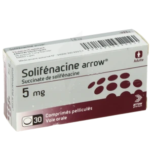 Solifenacine Arrow 5 Mg, Comprimé Pelliculé