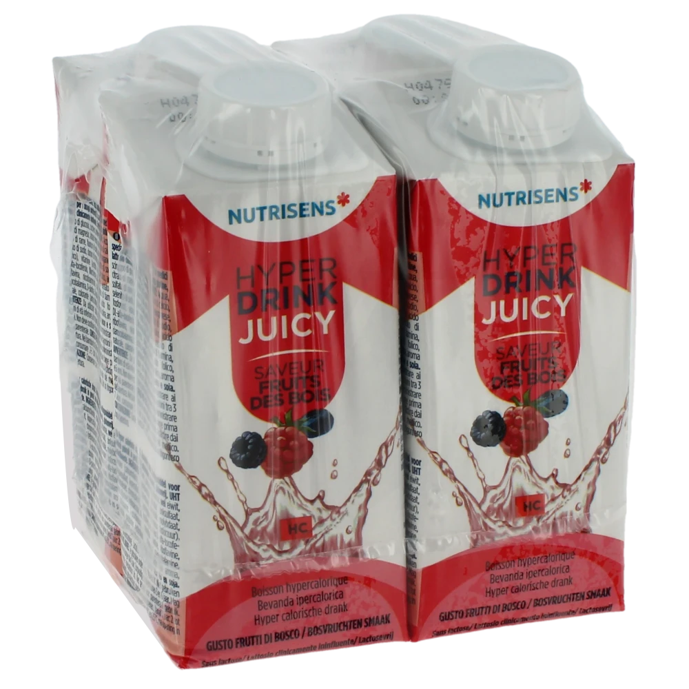 Nutrisens Hyperdrink Juicy Hc Nutriment Fruits Des Bois 4briques/200ml