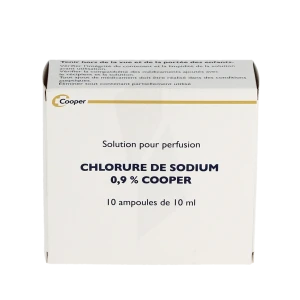 Chlorure De Sodium 0,9 % Cooper, Solution Pour Perfusion