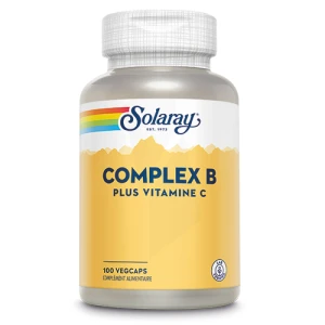Solaray Complex B + Vitamine C Capsules Végétales B/100