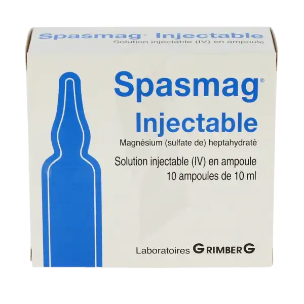 Spasmag Injectable, Solution Injectable (iv) En Ampoule