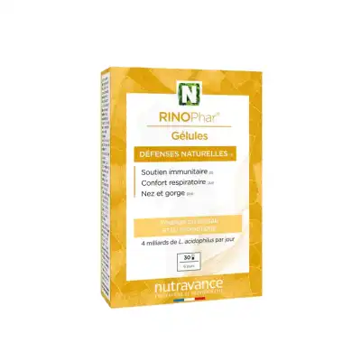 Nutravance Rinophar Gélules Flacon De 30 à CHAMPAGNOLE