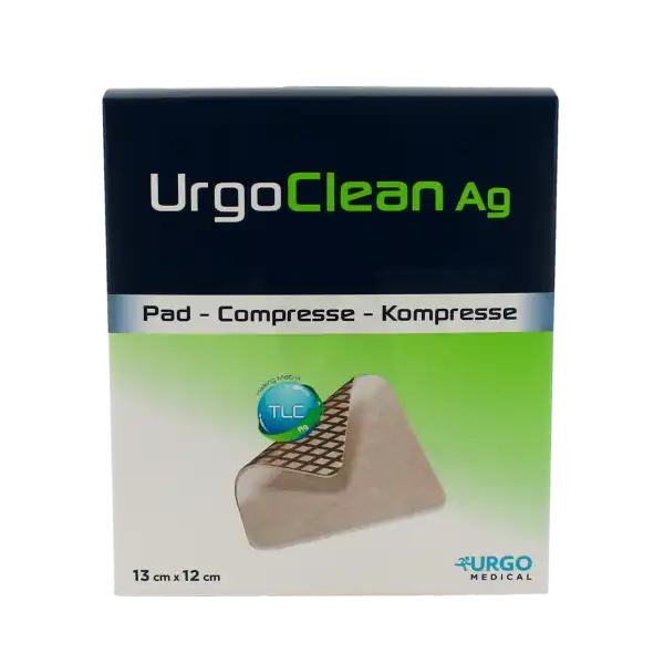 Urgoclean Ag Pansements 12x13cm B/16