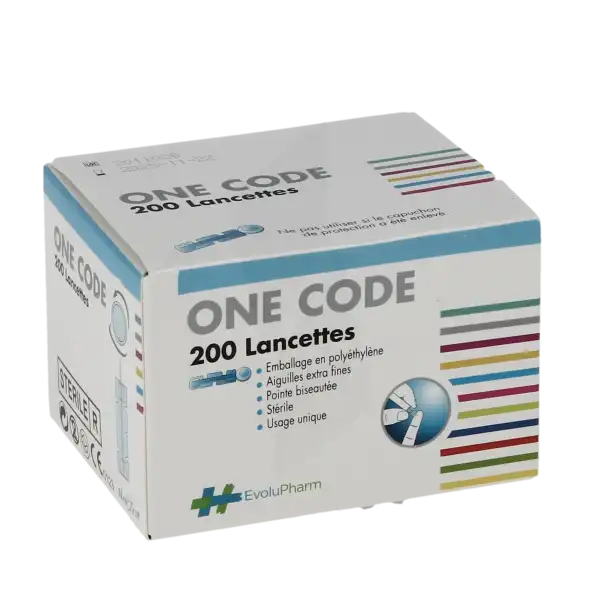 One Code Lancette Glycémie Pour Autopiqueur B/200