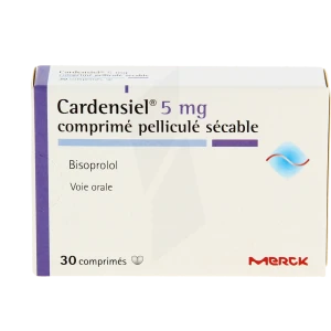 Cardensiel 5 Mg, Comprimé Pelliculé Sécable