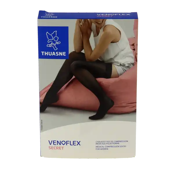 Thuasne Venoflex Secret 2 Chaussette Femme Beige Naturel T2n