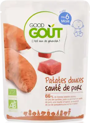 Good Goût Alimentation Infantile Patate Douce Sauté De Porc Sachet/190g à Paray-le-Monial