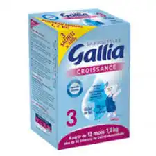 Gallia Croissance Lait Pdre De 12 Mois à 3 Ans B/1,2kg à Harly