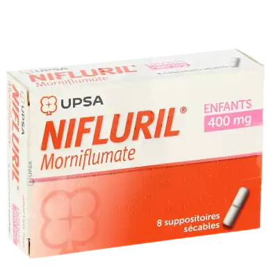 NIFLURIL ENFANTS 400 mg, suppositoire sécable