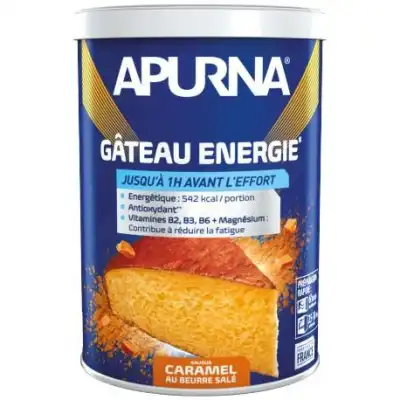 Apurna Gâteau énergie Caramel beurre salé B/400g