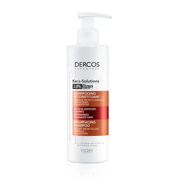 Vichy Dercos Technique Kera-solutions Shampooing Reconstituant Flacon Pompe/250ml