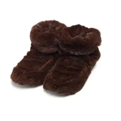 Soframar Cozy Bouillotte Grain De Millet Micro-ondable Boots Chocolat à SARROLA-CARCOPINO
