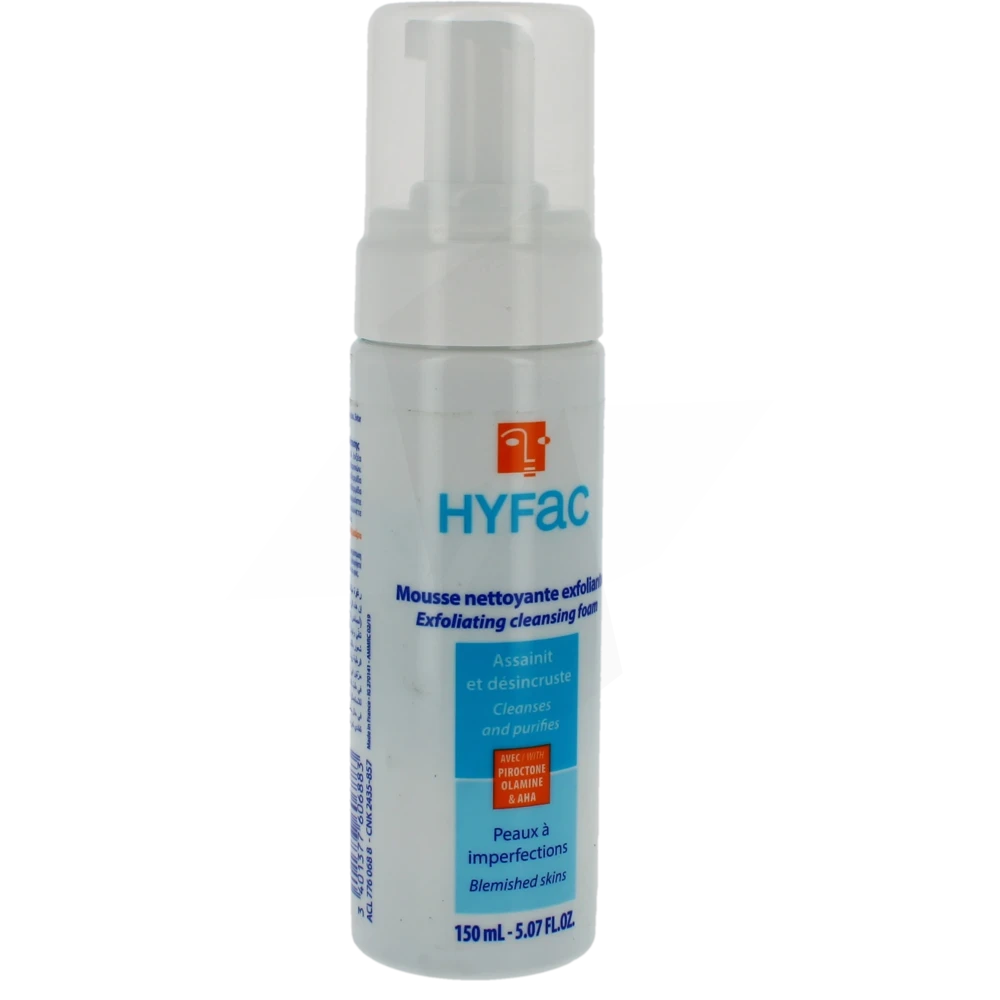 Hyfac Mousse Nettoyante Exfoliante 150ml
