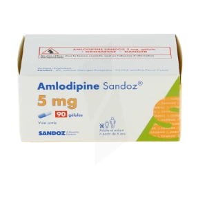 Amlodipine Sandoz 5 Mg, Gélule