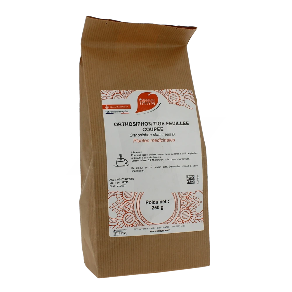 Iphym Santé Orthosiphon Plantes En Vrac Entières Et Coupées 250g