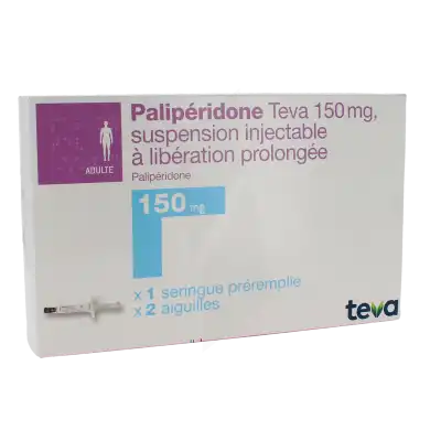 PALIPERIDONE TEVA 150 mg, suspension injectable à libération prolongée