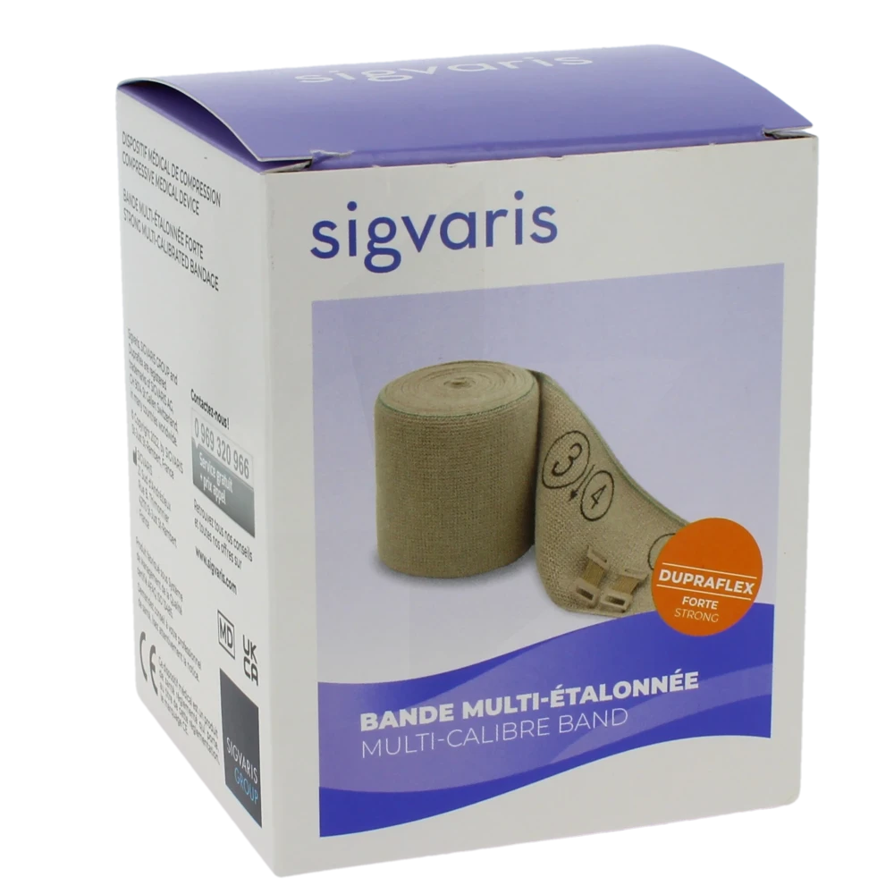 Sigvaris Dupraflex Bande Contention Multi-étalonnée Forte 10cmx3,5m