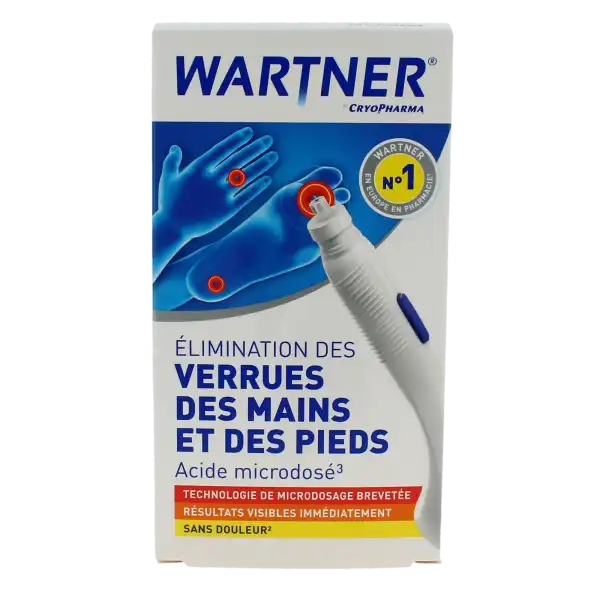 Wartner By Cryopharma Stylo Acide Anti-verrues 2.0
