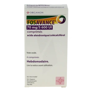 Fosavance 70 Mg/5600 Ui, Comprimé