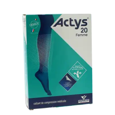 Actys 20 Collant Pf F Noir T1n à CUISERY