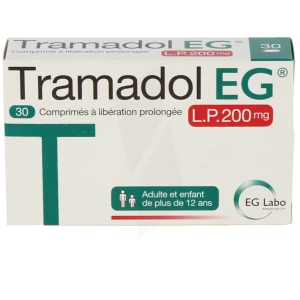 Tramadol Eg L.p. 200 Mg, Comprimé à Libération Prolongée