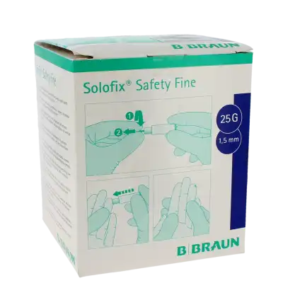 Solofix Safety Fine Auto-piqueur à Usage Unique B/200 à MARSEILLE